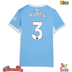 Manchester City Ruben Dias #3 Replica Home Stadium Shirt for Women 2026-27 Short Sleeve